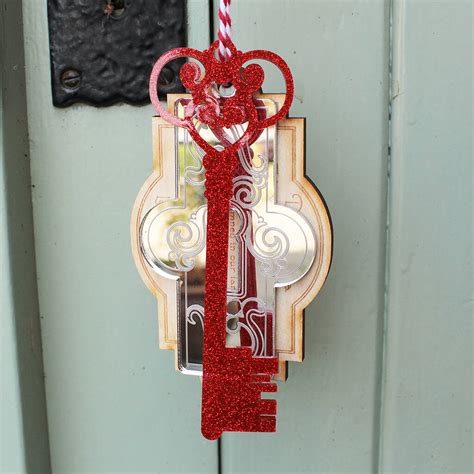 Personalised Magic Santa Key And Lock By Love Lumi Ltd