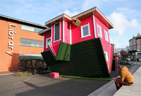 Take A Look Inside This Gravity Defying Upside Down House Express And Star