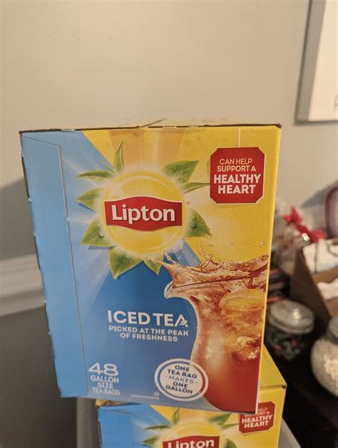 Lipton Iced Tea Gallon Size Tea Bags 48 Ct Free Shipping Ebay