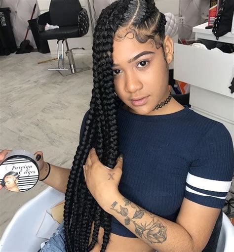 Follow Slayinqueens For More Poppin Pins ️⚡️ Cool Braid Hairstyles
