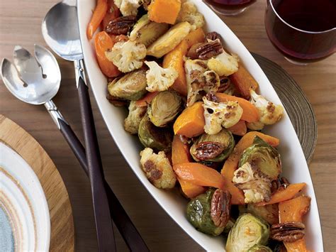 Maple Ginger Roasted Vegetables With Pecans Recipe Recipe Wine