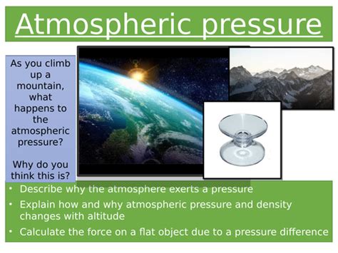 Atmospheric Pressure Aqa Appropriate Teaching Resources