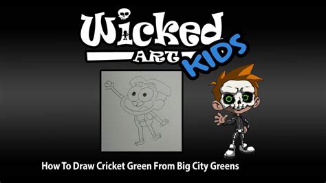 How To Draw Cricket Green From Big City Greens Youtube