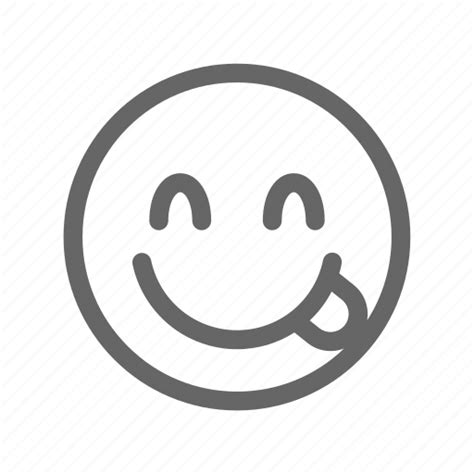 Delicious Emoji Emoticon Smiley Yummy Icon