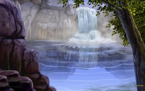 3d Waterfall Wallpaper 64 Images