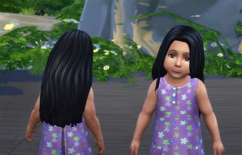 Mystufforigin Gorgeous Hair For Toddlers Sims 4 Hairs