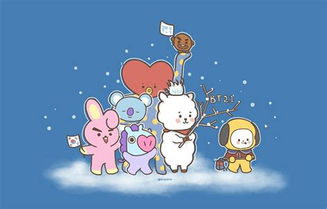 Bt21 Fanart ♡ 방탄소년단 배경화면 배경화면 전시회