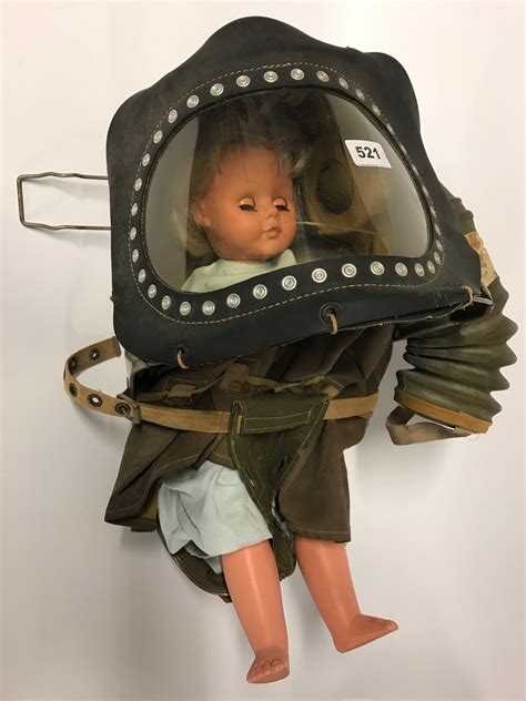 A British World War Ii Babys Gas Mask Lofty Marketplace