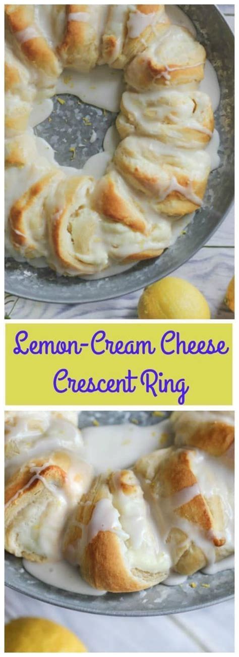 Lemon Cream Cheese Crescent Ring Who In The World Doesn’t Love To Happily Indulge In Warm