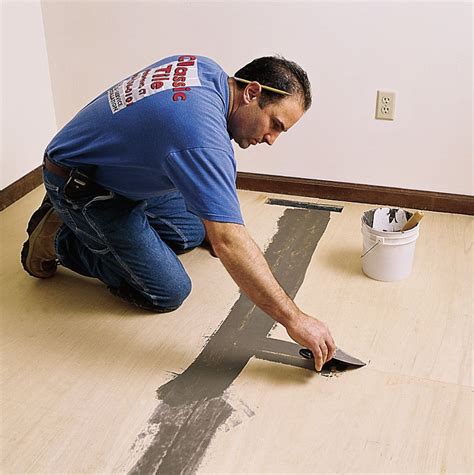 How To Lay A Vinyl Tile Floor This Old House