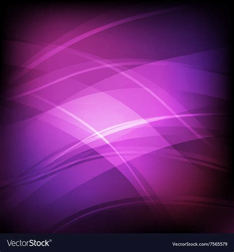 Abstract Background With Violet Line Wave Vector Image
