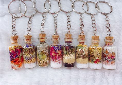 Friendship Spell Jar Keychain Set2 Etsy