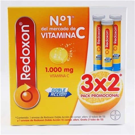 Comprar 3x2 Redoxon Doble Acción Sabor Naranja 30 Comprimidos