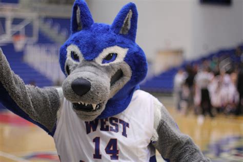 Wolfie Is The Official Mascot Of The West Georgia Wolves He Made His