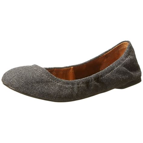 Lucky Brand Lucky Brand Womens Emmie Leather Closed Toe Ballet Flats