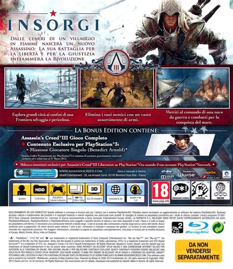 Assassin S Creed Iii Freedom Edition Cover Or Packaging Material