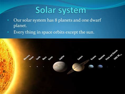 Powerpoint Presentation Of Solar System
