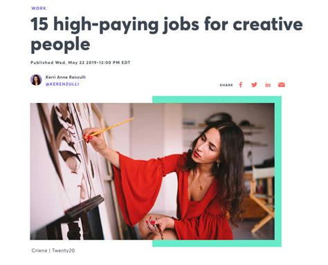 15 High Paying Jobs For Creative People