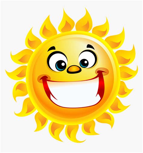 Smiley Sun Png Transparent Png Kindpng