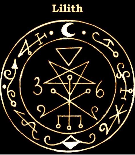 Inside Lilith Sigil Ceremonial Magick Occult Symbols