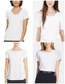 Opaque White T Shirts For Work Corporette Com