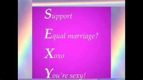 sexy support gay marriage we can all be happy gay and free free free youtube
