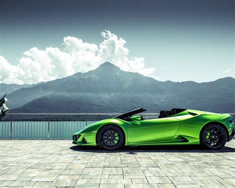 1280x1024 2021 Lamborghini Huracan Evo Spyder In Nature 4k 1280x1024