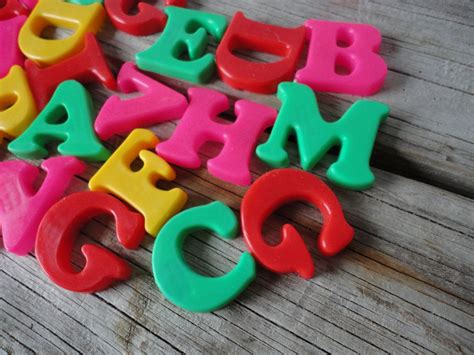 Alfabeto Alphabet Magnets Alphabet Kids Decor