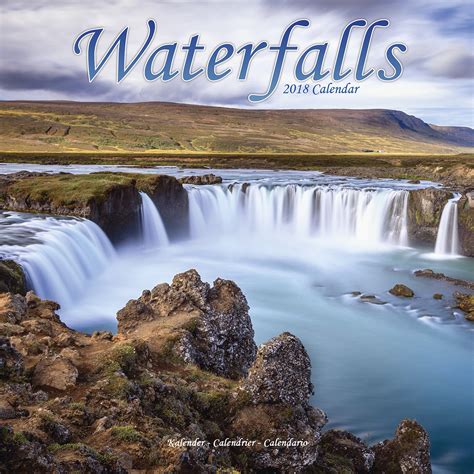 Calendar De Perete 2018 16 Luni Waterfalls Avonside