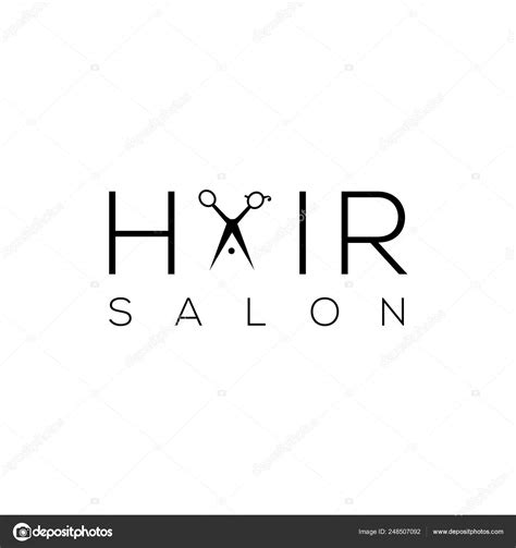 Hair Salon Logo Scissors Hair Salon Logo Scissors Scissors Vector