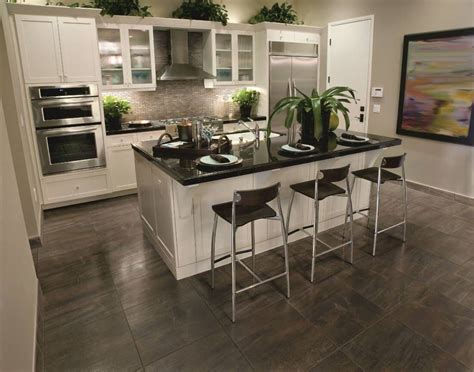 We did not find results for: White Kitchen Cabinets & Wood-Look Tile Flooring | Why Tile