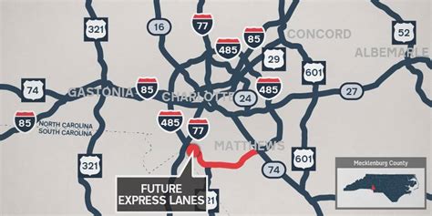 Charlotte Traffic I 485 Lanes To Close During Bridge Work Charlotte