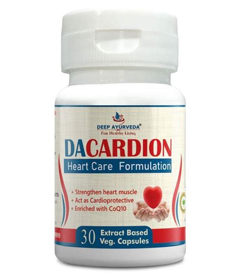 Deep Ayurveda India Cardion Heart Care Capsule 500 Mg Pack Of 1 Buy