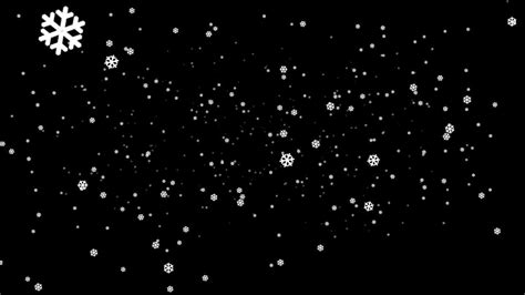Standard Snowflakes Falling Deep Down Free Hd Overlay Footage Youtube