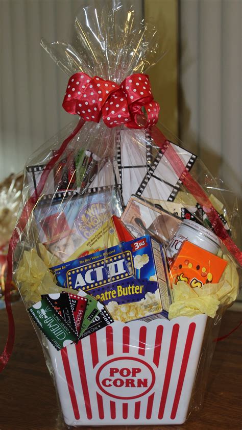 Home Movie Night Basket I Must Find A Bucket Like This Movie