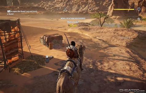 Assassin S Creed Origins Guide Walkthrough Ibex Lair Location