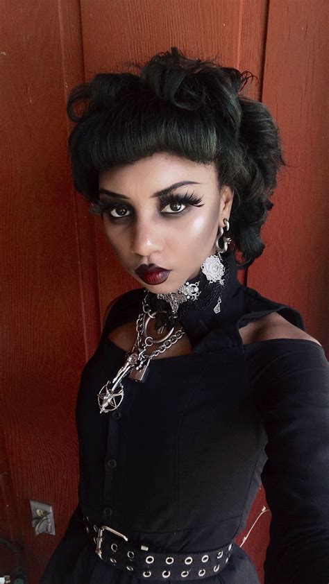 Black Goths Instagram Vampology Afro Punk Fashion Afro Goth