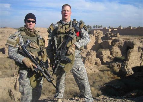 Two Soldiers From Us Army National Guards 19th Special Forces Group