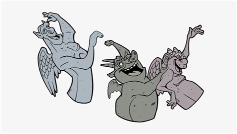 Graphic Black And White Gargoyle Clipart At Getdrawings Hunchback Of