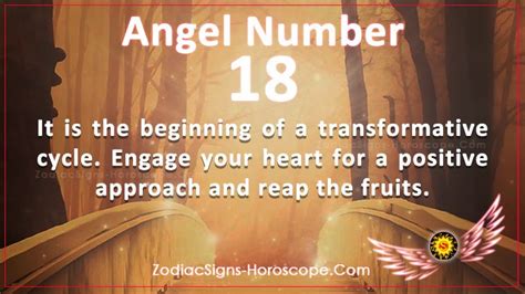 Angel Number 18 Recommends Believe In Transformation That Works Zsh
