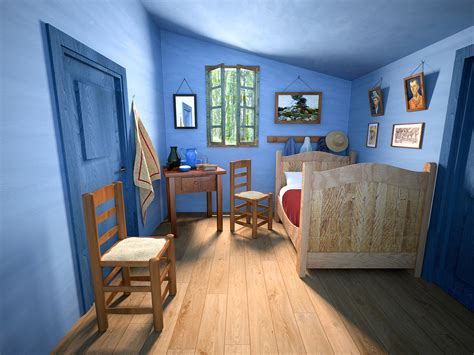 Vincent Van Gogh Bedroom In Arles 3d On Behance