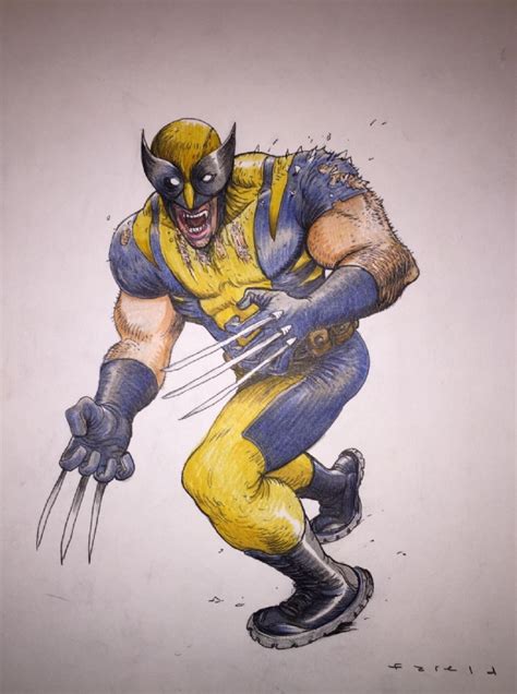 Savage Wolverine In Ben Lees Farel Dalrymple Comic Art Gallery Room