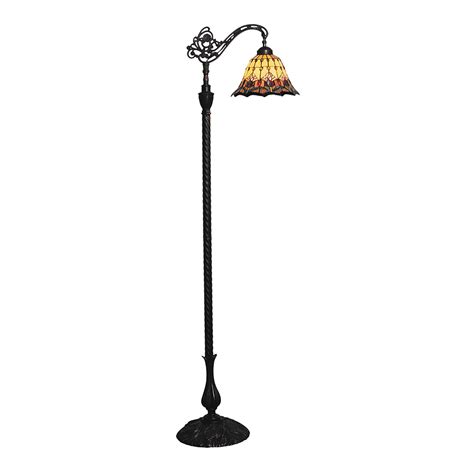Shop for tiffany floor lamps in tiffany lamps. Red Tulip Edwardian Tiffany Floor Lamp - TL-235/FBKG