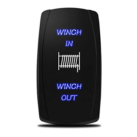 Mictuning Ls09901 7 Pin Momentary Laser Rocker Switch Winch Inout 20