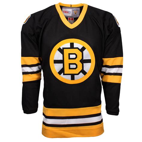 Browse our section of practice jersey selection for men, women, & kids and be prepared for bruins game days! Boston Bruins Vintage Replica Jersey 1980 (Away) - CCM