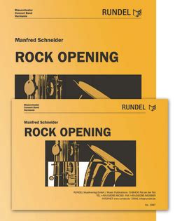 Press alt + / to open this menu. Rock Opening | Manfred Schneider | RUNDEL Verlag