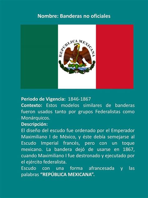 Principales Banderas De México Y Su Resumen Educación Primaria