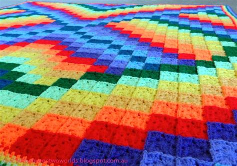 Crochet Patterns Galore Twist And Turn Bargello Afghan