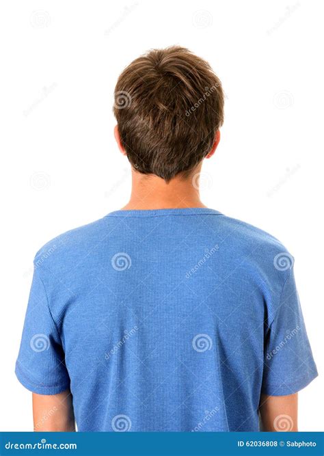 Rear View Of The Man Stock Photo Image Of Looking Look 62036808