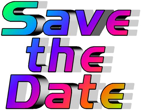 Event Clipart Save The Date Clip Art Library